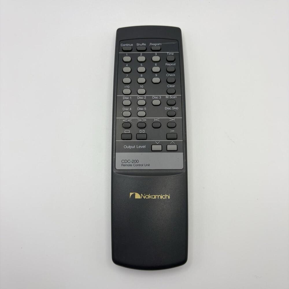 Nakamichi CDC-200 Remote Control Unit CD Player Tested OEM